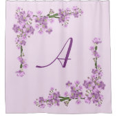  Roze Kersenbloesems Douchegordijn (Voorkant)
