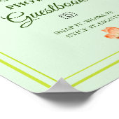 Roze Kersenbloesems, Trouwgastenboek Poster (Hoek)