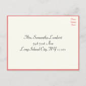 Roze Kersenbloesems Wedding Party RSVP Post Kaart (Achterkant)