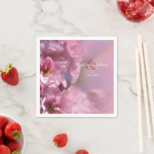 roze kersenboom bloesems lente bruiloft servet (Insitu)