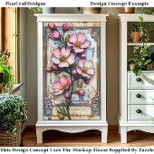 Roze Kersenboom Blossom DA2R Decoupage Tissuepapier