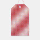 Roze kerst baby shower bedankings favorietje cadeaulabel (Achterkant)