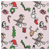 roze kerst befana stof (Close Up)