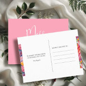 Roze  kerst Briefkaarten