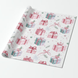 Roze Kerst  Cadeaupakket Verpakkingspapier Cadeaupapier