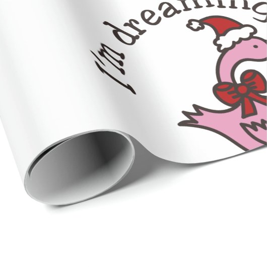 Roze kerst cadeaupapier (Rol Hoek)