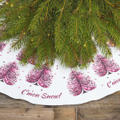 Roze Kerst C'mon Sneeuw Whimsical Tree Kerstboom Rok