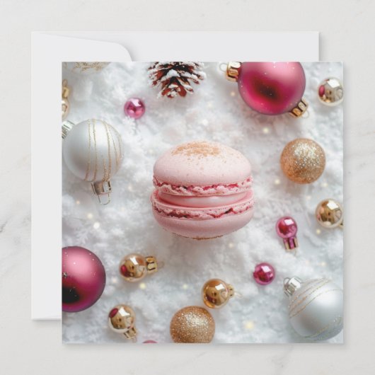 Roze Kerst Coco en Sprinkles Baby shower (Achterkant)