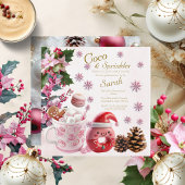Roze Kerst Coco en Sprinkles Baby shower