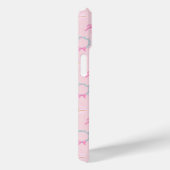 Roze Kerst Coquette Strik Naadloos Patroon Case-Mate iPhone Case (Achterkant / Rechts)