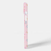 Roze Kerst Coquette Strik Naadloos Patroon Case-Mate iPhone Case (Achterkant / Links)