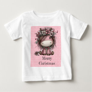 Roze kerst eenhoorn