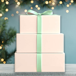 Roze Kerst Effen Kleur Inpakpapier Vel