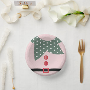Roze Kerst Elf Pakket Vakantie Feest  Papieren Kommen