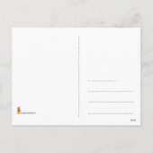 Roze kerst feestdagenkaart (Achterkant)