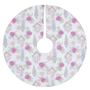 Roze Kerst Gingerbread Kerstboom Rok
