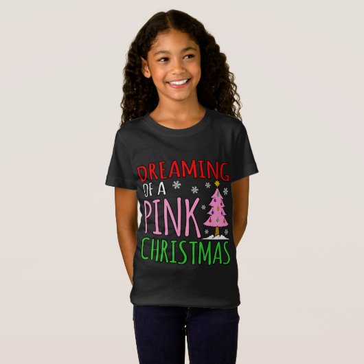 Roze Kerst Grappig Vrolijk Santa Elf Gnomes Vakant T-shirt (Voorkant volledig)