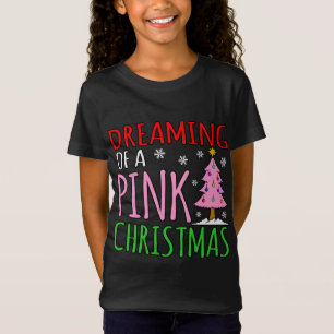 Roze Kerst Grappig Vrolijk Santa Elf Gnomes Vakant T-shirt