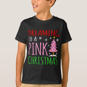 Roze Kerst Grappig Vrolijk Santa Elf Gnomes Vakant T-shirt
