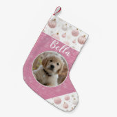 Roze Kerst Huisdier Kerstkous Kleine Kerstsok (Voorkant (Hangend))