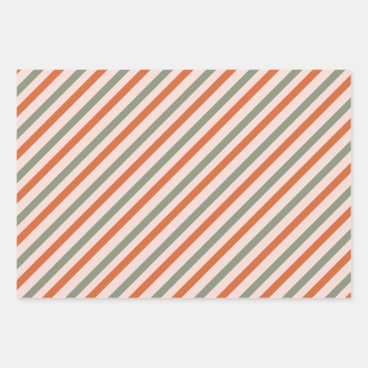 Roze kerst inpakpapier vel (Voorkant 3)