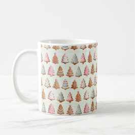 Roze kerst  koffiemok