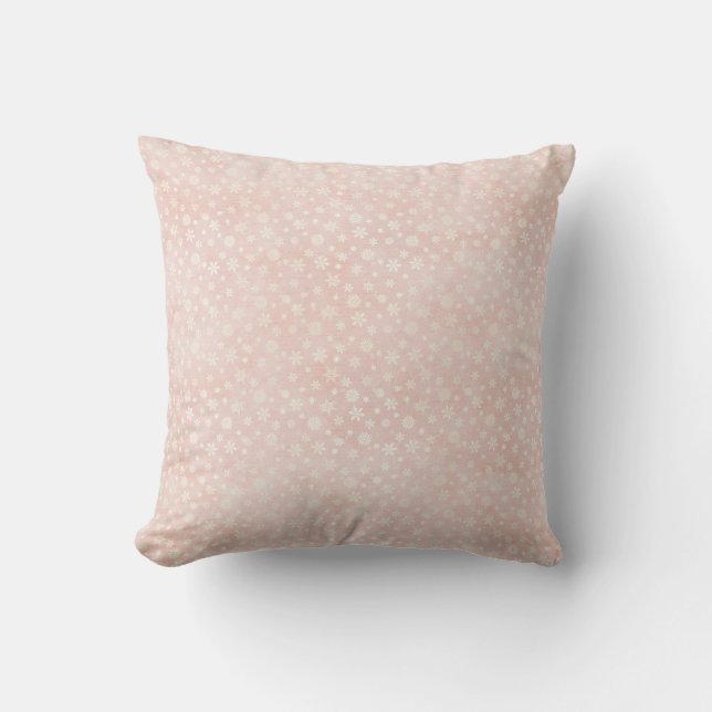 Roze kerst  kussen (Voorkant)