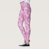 Roze kerst leggings (Links)