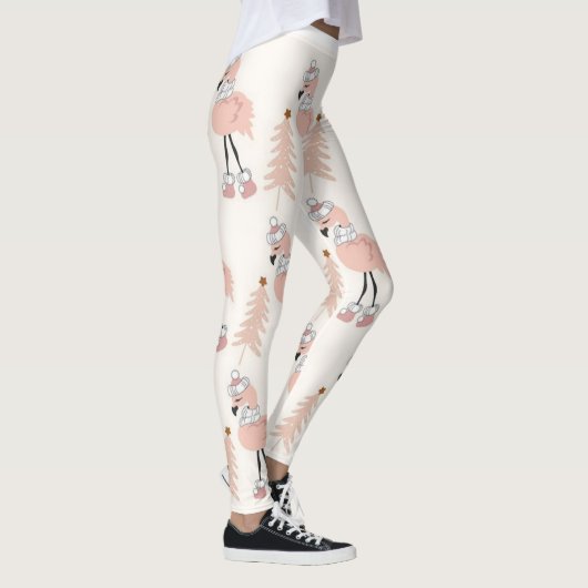 Roze kerst met Flamingo Leggings (Rechts)