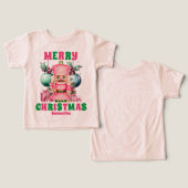 Roze Kerst Notenkraker Gepersonaliseerde Naam (Ontwerp Voorkant & Achterkant)