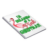 Roze kerst notitieboek (Rechterzijde)