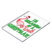 Roze kerst notitieboek (Linkerzijde)