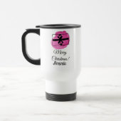 Roze kerst reisbeker (Links)