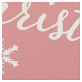 Roze kerst stof (Close Up)