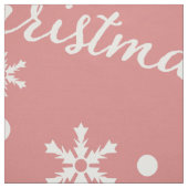 Roze kerst stof (Swatch)
