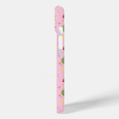 Roze Kerst Telefoonhoesje met Snoep Case-Mate iPhone Case (Achterkant / Links)