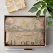 Roze kerst tissuepapier (Geschenk)