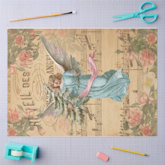 Roze kerst tissuepapier (Craft)