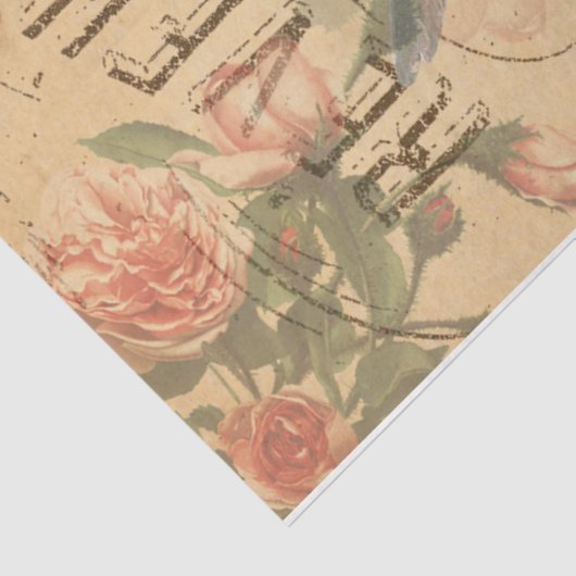 Roze kerst tissuepapier (Detail)