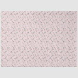 Roze Kerst Tissuepapier