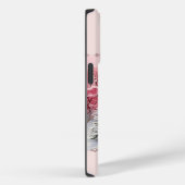 Roze Kerst Vakantiehuis Winter Wonderland Case-Mate iPhone Case (Achterkant / Rechts)