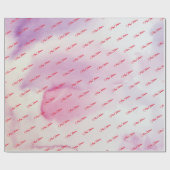 Roze kerst van Merry Cadeaupapier (Vlak)