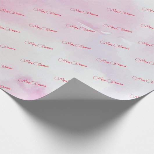 Roze kerst van Merry Cadeaupapier (Hoek)
