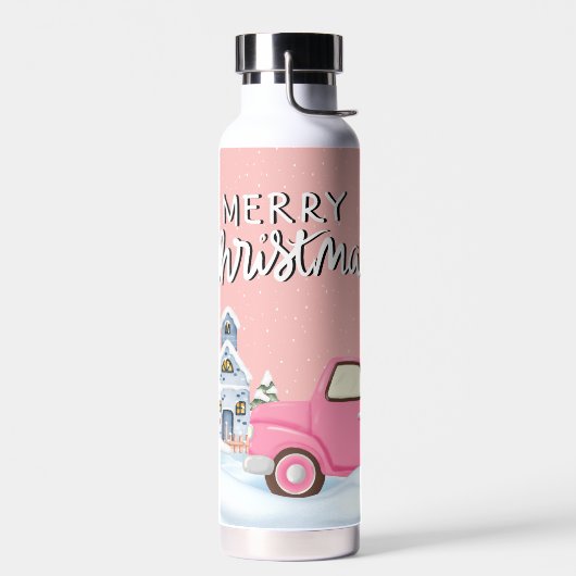 Roze kerst van Merry Waterfles (Links)