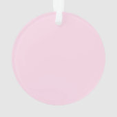 Roze Kerstballen Ornament (achterkant)