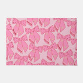 Roze kerstbogen deurmat (Voorkant)