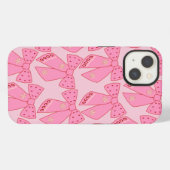 Roze Kerstbogen iPhone Hoesje (Achterkant horizontaal)