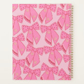 Roze kerstbogen planner (Achterkant)
