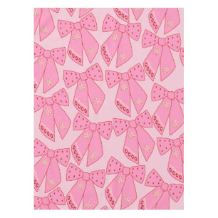 Roze kerstbogen tafelkleed