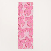 Roze kerstbogen yogamat (Voorkant)